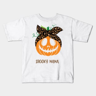 Spooky Mama Halloween Kids T-Shirt